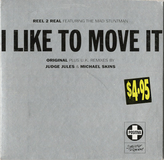 Reel 2 Real Featuring The Mad Stuntman : I Like To Move It (CD, Maxi, Car)