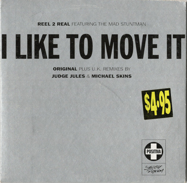 Reel 2 Real Featuring The Mad Stuntman : I Like To Move It (CD, Maxi, Car)