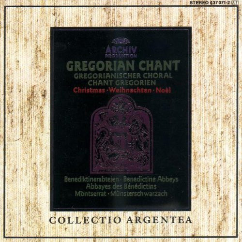 Coro de Monjes de la Abadia de Montserrat, Choralschola Der Benediktinerabtei Münsterschwarzach : Gregorian Chant Christmas (CD, Album, RM)