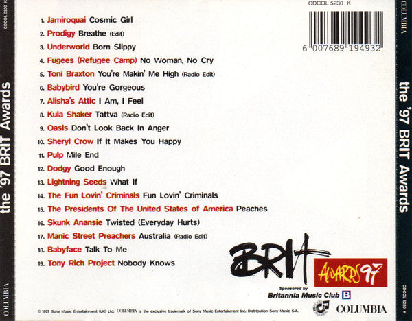 Various : Brit Awards '97 - The Album Of The Year (CD, Comp)