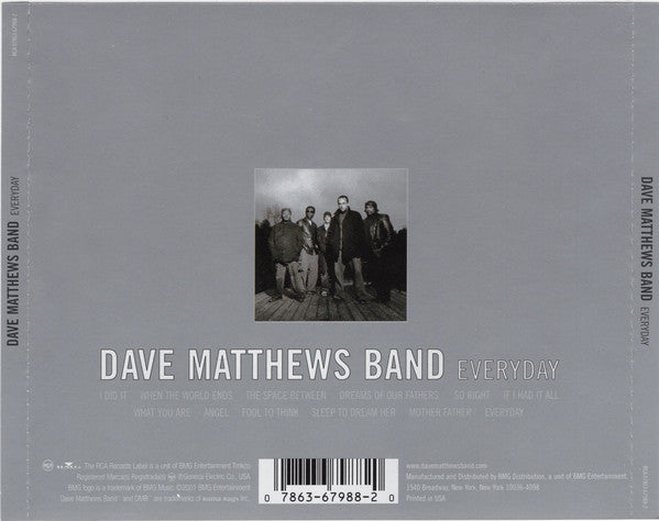 Dave Matthews Band : Everyday (CD, Album, JVC)