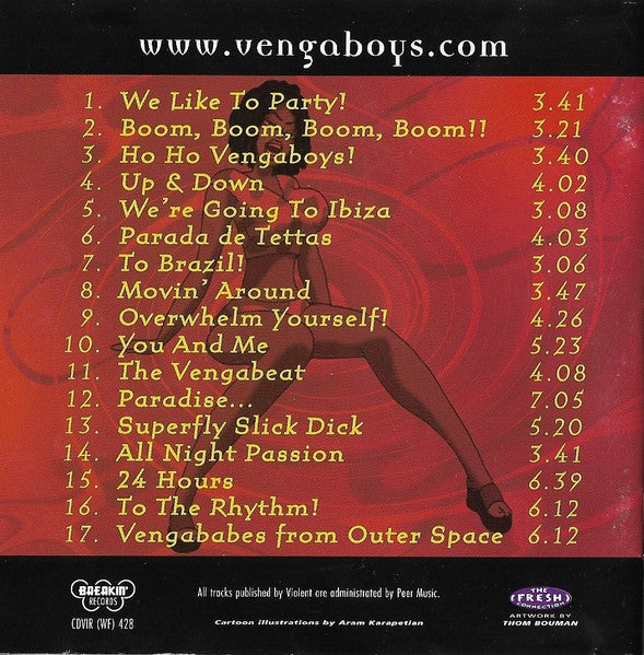 Vengaboys : The Party Album! (CD, Album)