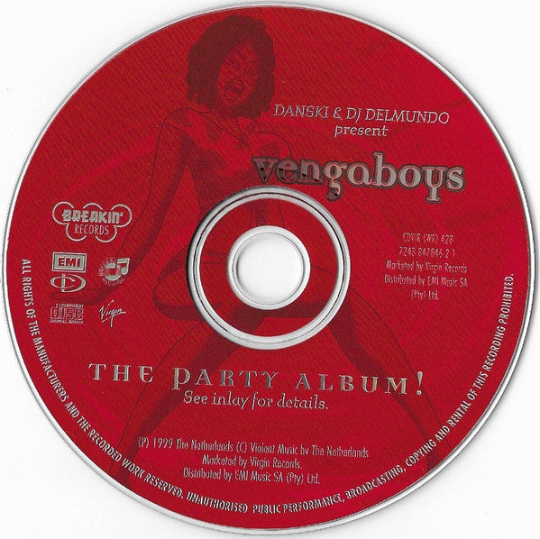Vengaboys : The Party Album! (CD, Album)