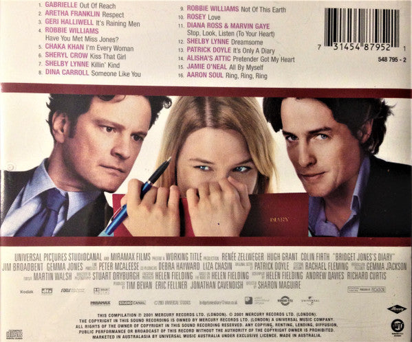 Various : Bridget Jones's Diary (Music From The Motion Picture) (CD, Comp)