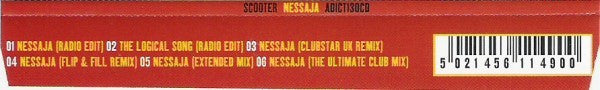 Scooter : Nessaja (CD, Single, Ltd)