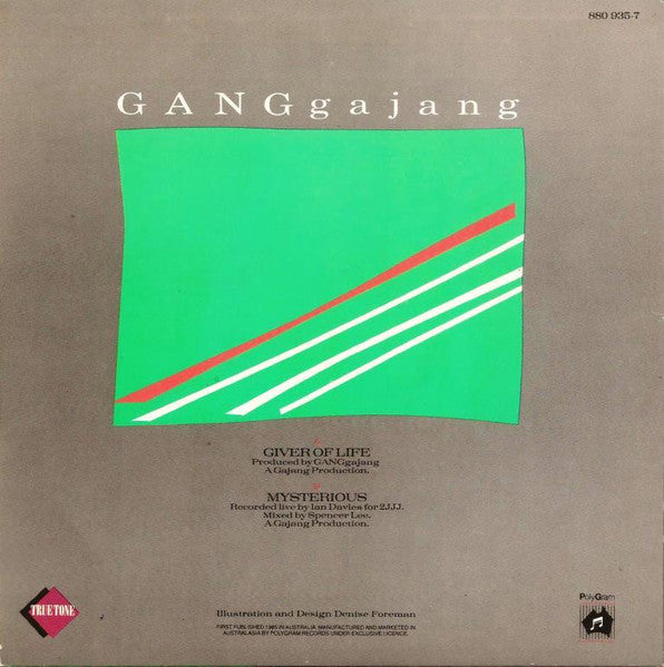 GANGgajang : Giver Of Life (7", Single)