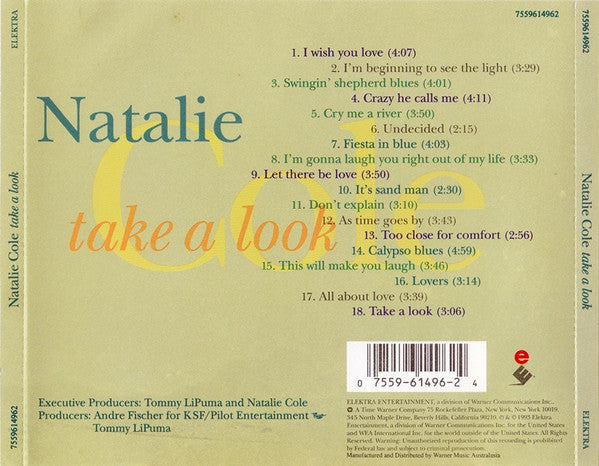Natalie Cole : Take A Look (CD, Album)