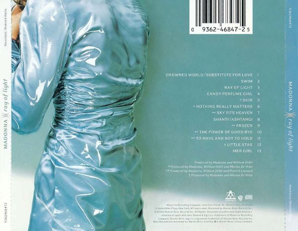 Madonna : Ray Of Light (CD, Album)