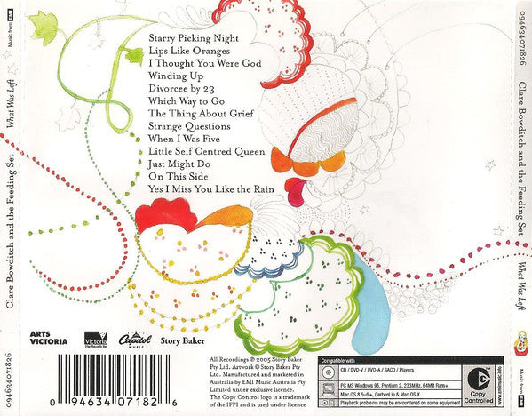 Clare Bowditch And The Feeding Set* : What Was Left (CD, Album, Copy Prot., RE)