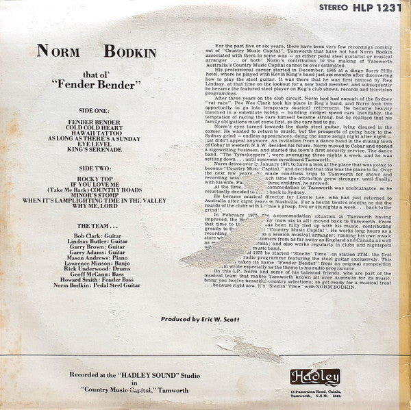Norm Bodkin : Fender Bender (LP, Album)