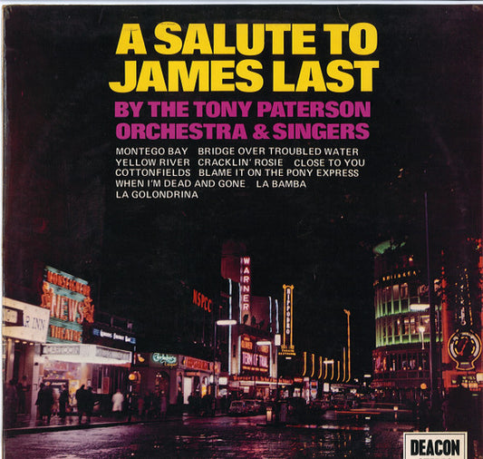 Tony Paterson Orchestra & Singers : A Salute To James Last (LP, Bla)