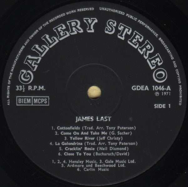 Tony Paterson Orchestra & Singers : A Salute To James Last (LP, Bla)