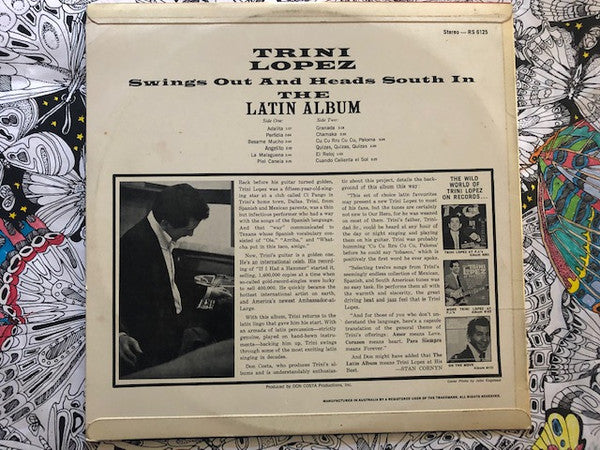 Trini Lopez : The Latin Album (LP, Album)