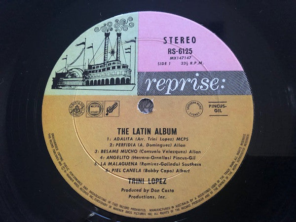 Trini Lopez : The Latin Album (LP, Album)
