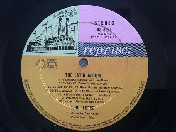 Trini Lopez : The Latin Album (LP, Album)