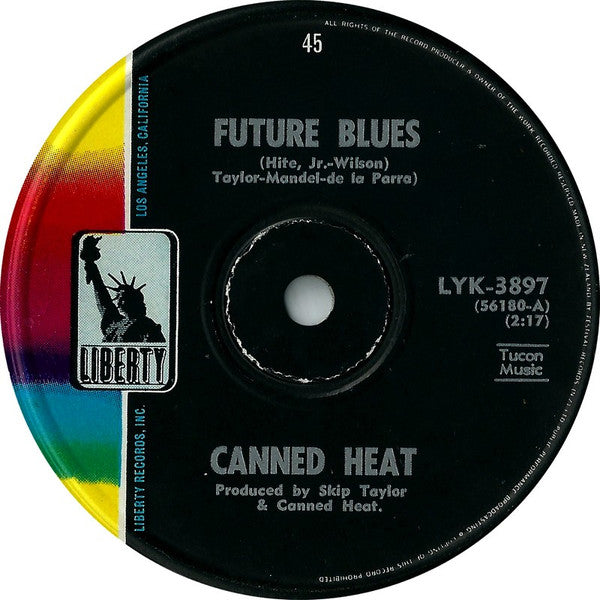 Canned Heat : Future Blues / Going Up The Country (7", Single)