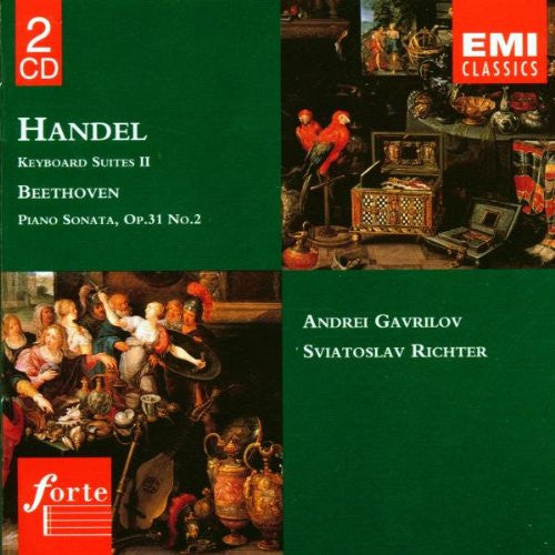 Georg Friedrich Händel • Ludwig van Beethoven - Andrei Gavrilov, Sviatoslav Richter : Keyboard Suites II • Piano Sonata, Op.31 No.2 (2xCD, Comp, Gre)