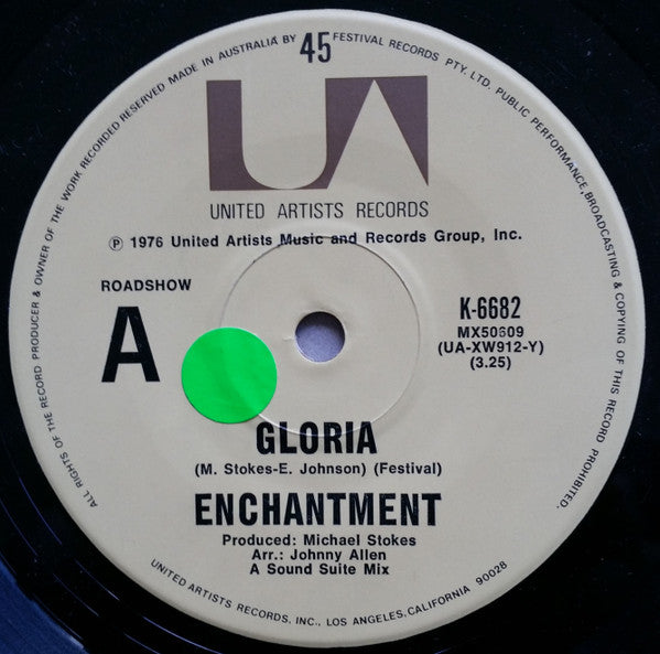 Enchantment : Gloria / Dance To The Music (7", Single)