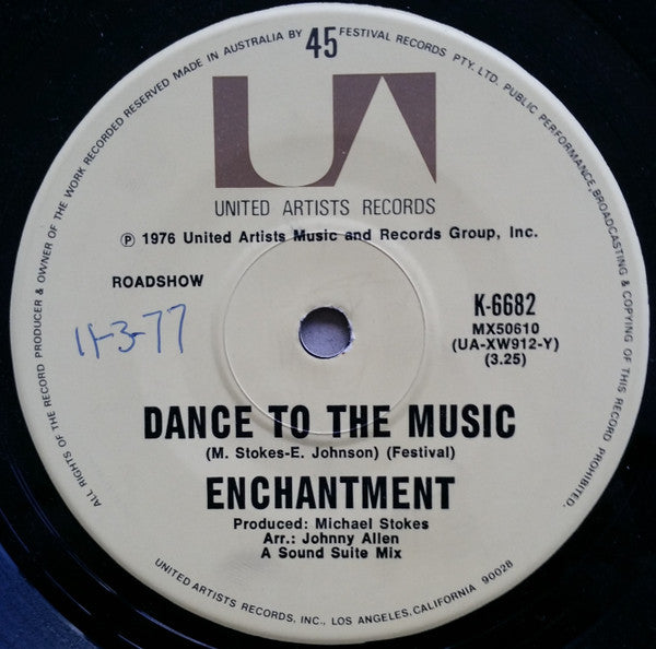 Enchantment : Gloria / Dance To The Music (7", Single)