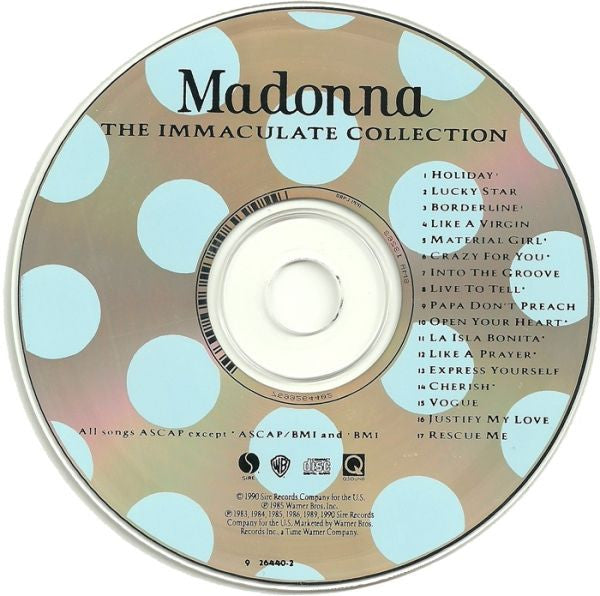 Madonna : The Immaculate Collection (CD, Comp, RE)
