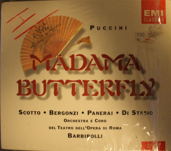 Puccini* - Scotto*, Bergonzi*, Panerai*, Coro Del Teatro Dell'Opera Di Roma, Orchestra Del Teatro Dell'Opera Di Roma, Sir John Barbirolli : Madama Butterfly (Box + 2xCD, RE, RM)