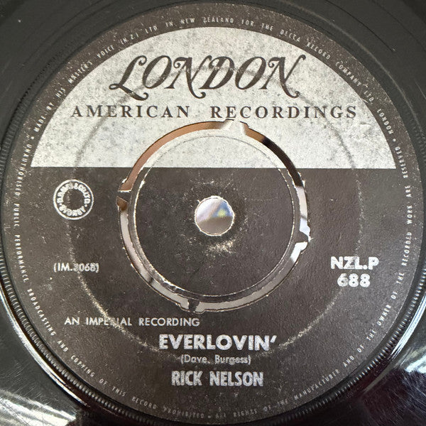 Rick Nelson* : A Wonder Like You (7", Single)