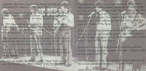 Dave Dee, Dozy, Beaky, Mick & Tich : All The Hits Plus More (CD, Album, Comp)
