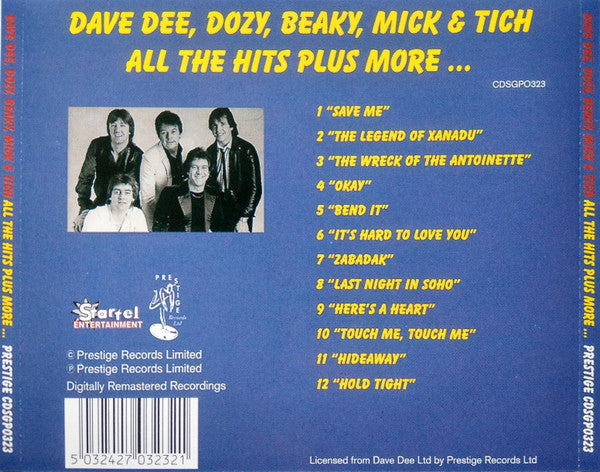 Dave Dee, Dozy, Beaky, Mick & Tich : All The Hits Plus More (CD, Album, Comp)