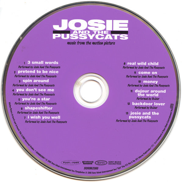 Josie And The Pussycats : Josie And The Pussycats - Music From The Motion Picture (CD, Album)