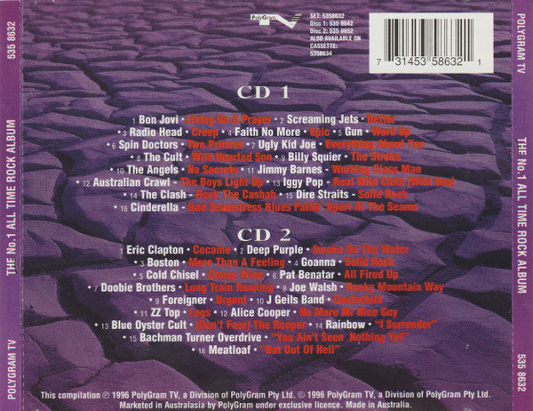 Various : The No. 1 All Time Rock Album (2xCD, Comp)