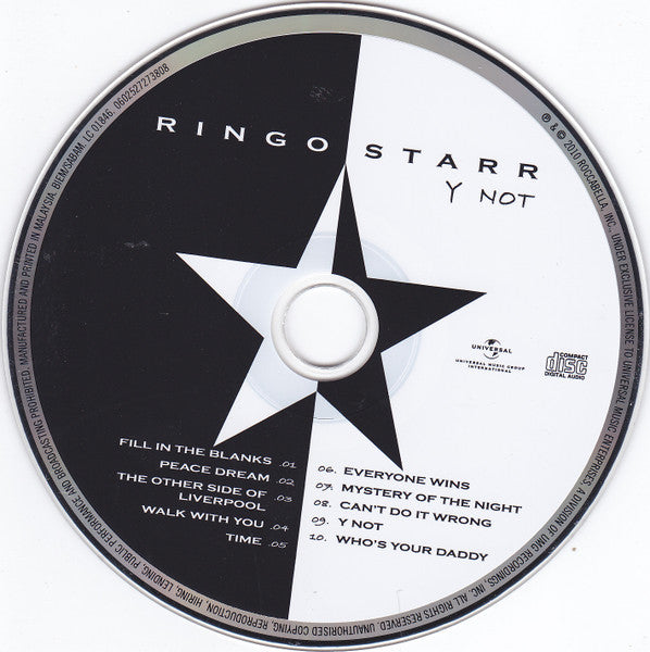 Ringo Starr : Y Not (CD, Album)