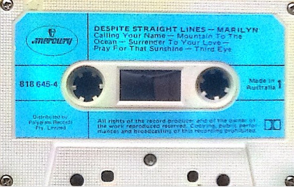 Marilyn : Despite Straight Lines (Cass, Album)