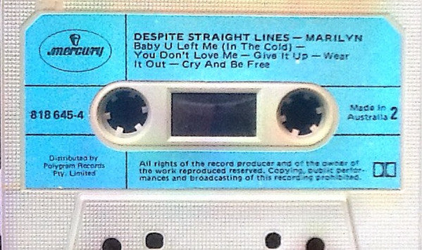 Marilyn : Despite Straight Lines (Cass, Album)