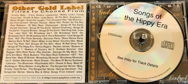 Various : Songs Of The Hippy Era (CD, Comp)