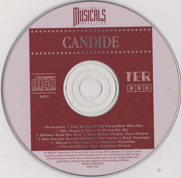 Scottish Opera Orchestra Conducted By Justin Brown (2) : Candide (CD, Album)