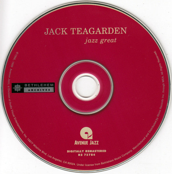 Jack Teagarden : Jazz Great (CD, RE, RM)
