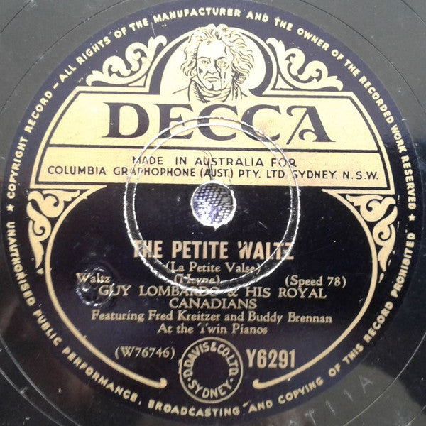 Guy Lombardo And His Royal Canadians : Halloween / The Petite Waltz (Shellac, 10")