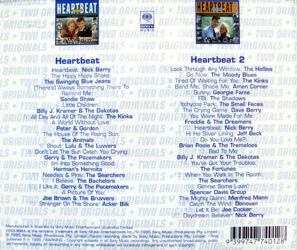 Various : Heartbeat & Heartbeat 2 (Music From The ABC TV Series) (CD, Comp + CD, Comp + Box, Comp, RE, RM)