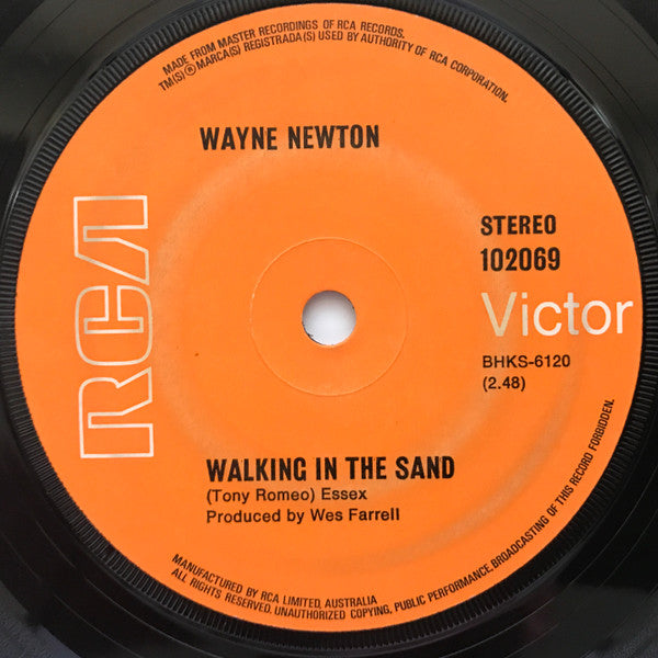 Wayne Newton : Daddy Don't You Walk So Fast (7", Single)