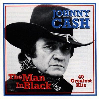 Johnny Cash : The Man In Black (40 Greatest Hits) (2xCD, Comp)