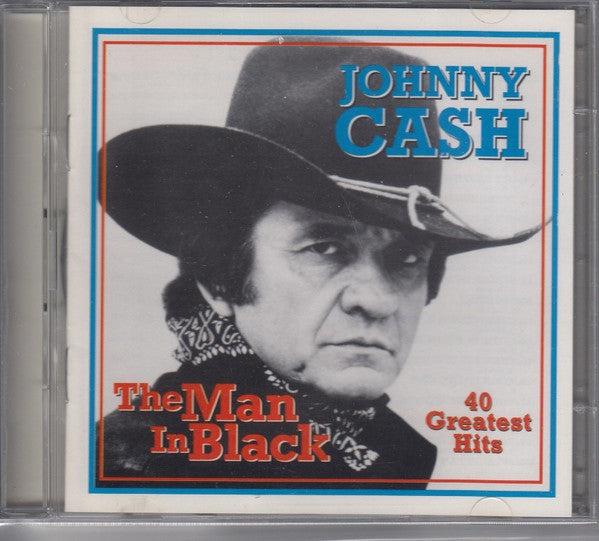 Johnny Cash : The Man In Black - 40 Greatest Hits (2xCD, Album, Comp)