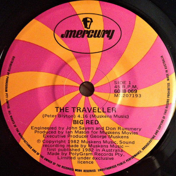 Big Red (6) : The Traveller (7", Single)
