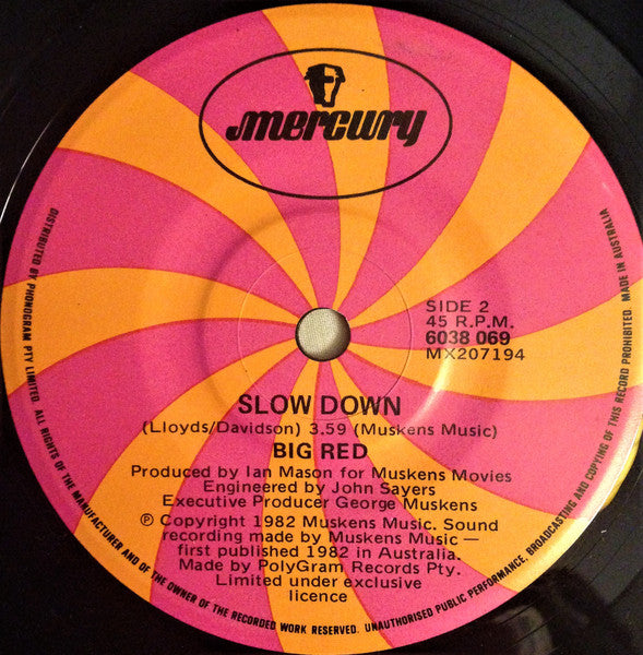 Big Red (6) : The Traveller (7", Single)