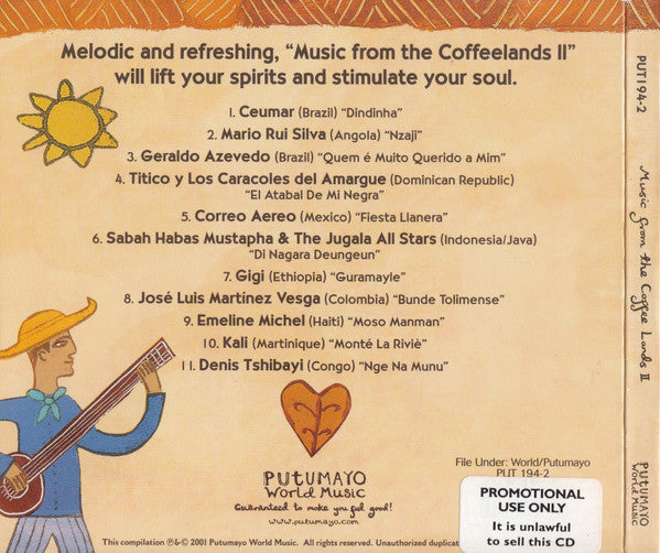 Various : Music From The Coffee Lands II (CD, Comp)