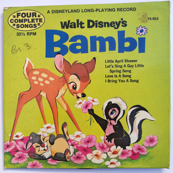 Chorus* And Orchestra* : Bambi (7", EP)