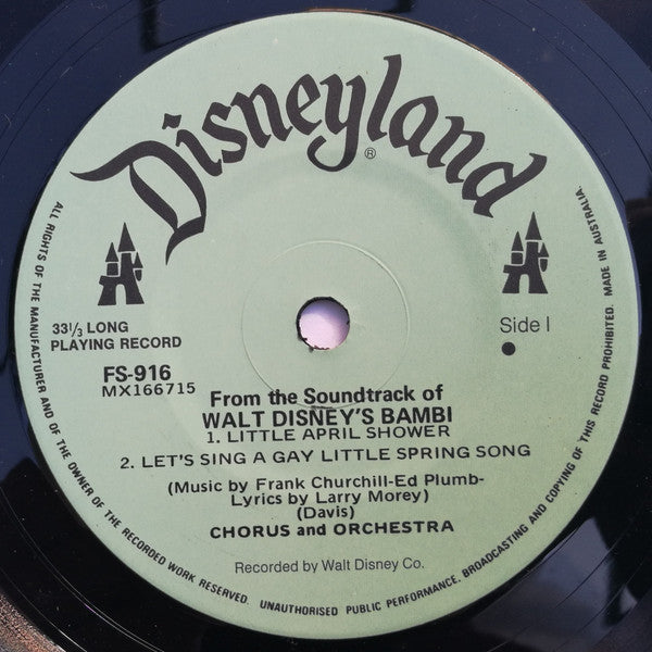Chorus* And Orchestra* : Bambi (7", EP)