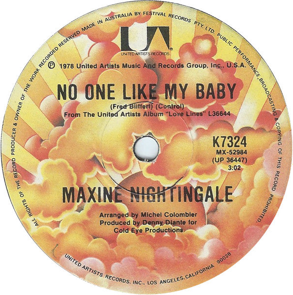 Maxine Nightingale : Lead Me On  (7", Single)