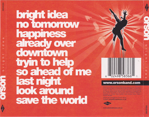 Orson (2) : Bright Idea (CD, Album)