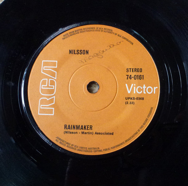 Nilsson* : Everybody's Talkin' (7", Single, RP, Ora)