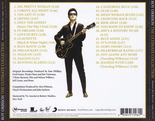 Roy Orbison : The Ultimate Collection (CD, Comp)